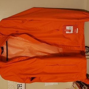 Womens Northface Spring jacket the color Flame